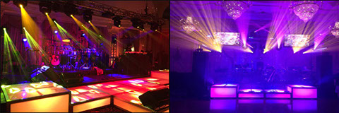 Special event staging, acrylic stage, glowing stage, stage rental, new jersey staging, new york staging